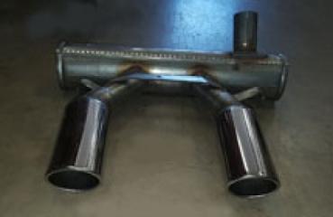 Lenk Sportauspuffanlage, LT2224 - 2x Ø 70 x 90 mm ovale Endrohre